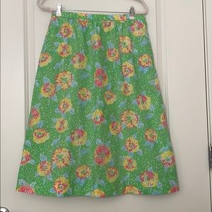 Vintage Gordon of Philadelphia Floral Midi Skirt